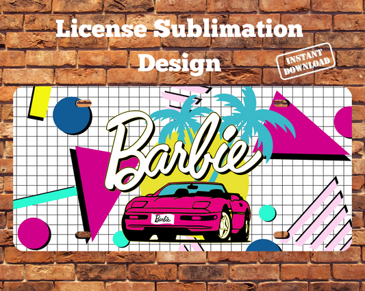 License plate cover, license plate ideas, license plate frames, license plate holder, license plate png, license plate suggestions, license plate sublimation, sublimation, sublimation designs, barbie, barbie poster, barbie movie, babrie background, amazon, etsy, etsy downloads, barbie showtimes