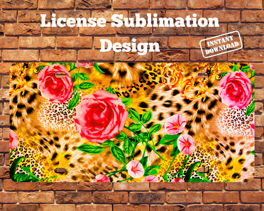 Leopard License Plate Sublimation, License plate cover, license plate ideas, license plate frames, license plate holder, license plate png, license plate suggestions, license plate sublimation, sublimation, sublimation designs, barbie, barbie poster, barbie movie, babrie background, amazon, etsy, etsy downloads, barbie showtimes