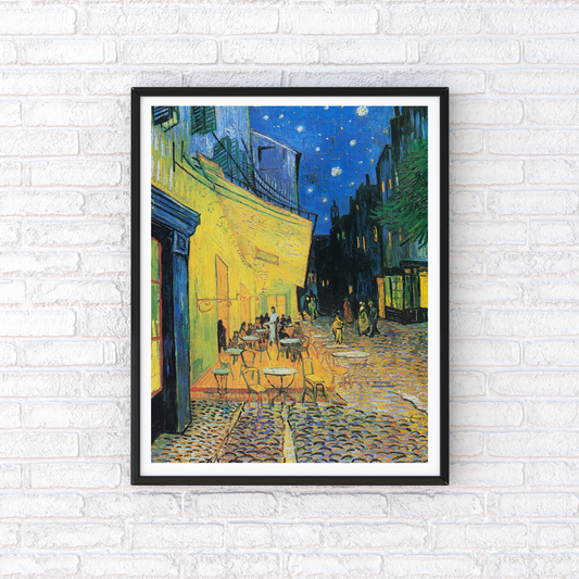 Cafe Tearrace at Night by Vincent Van Gogh - Think Big Dream Big Publishing