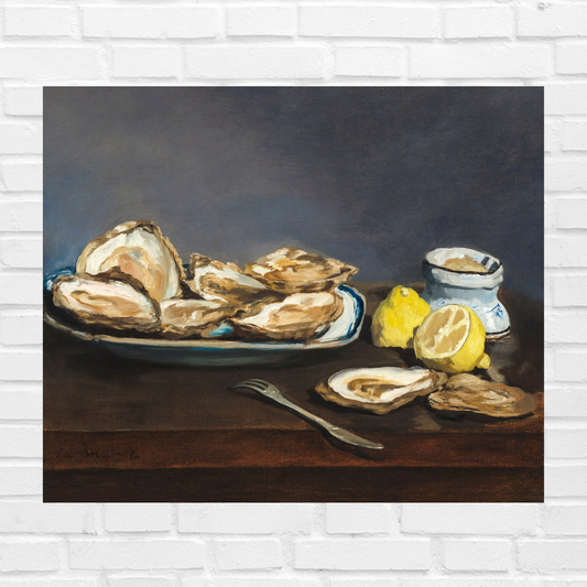 Oysters (1862) by  Edouard Manet - Think Big Dream Big Publishing