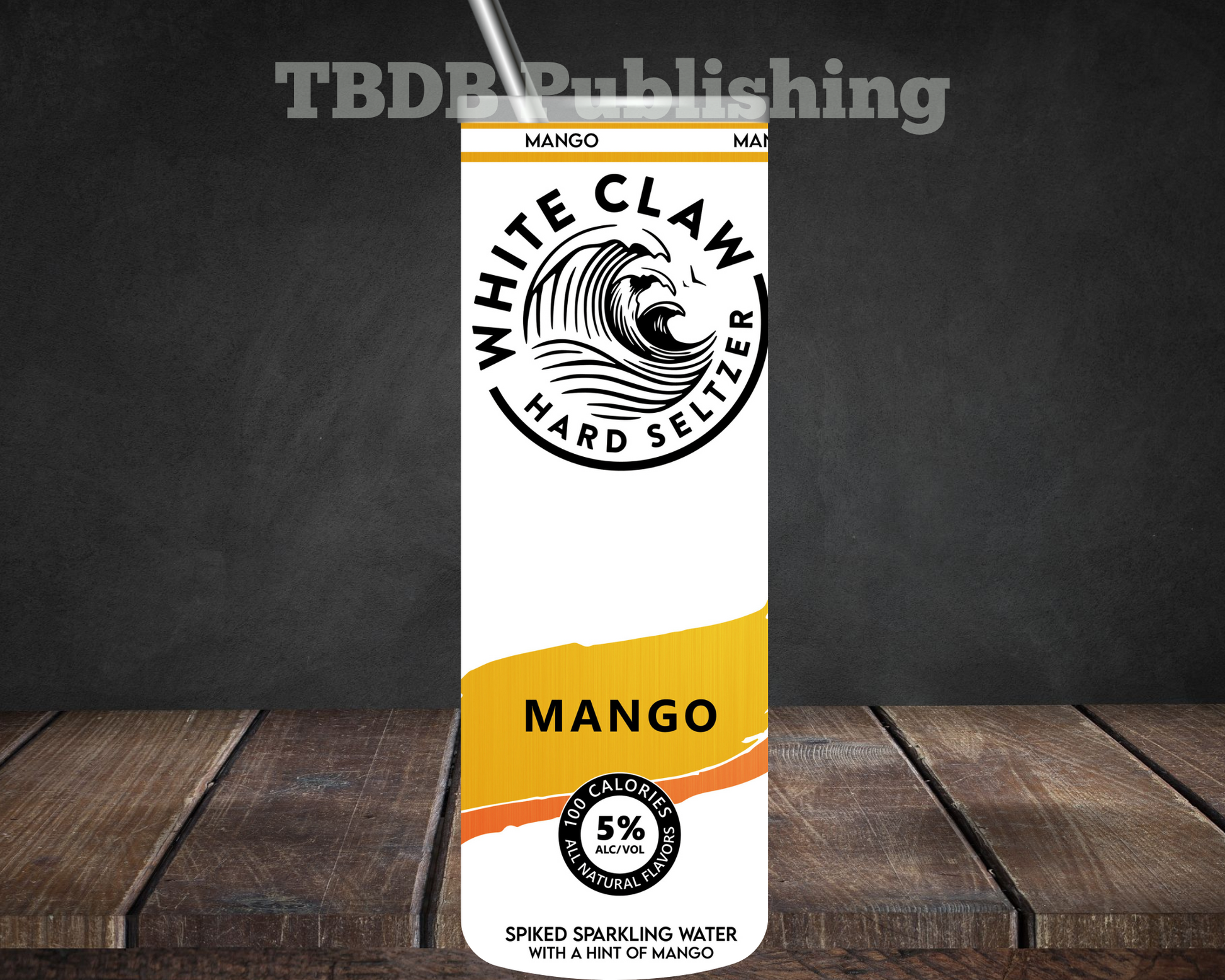 White Seltzer Holder  Custom White Claw Tumbler with Logo