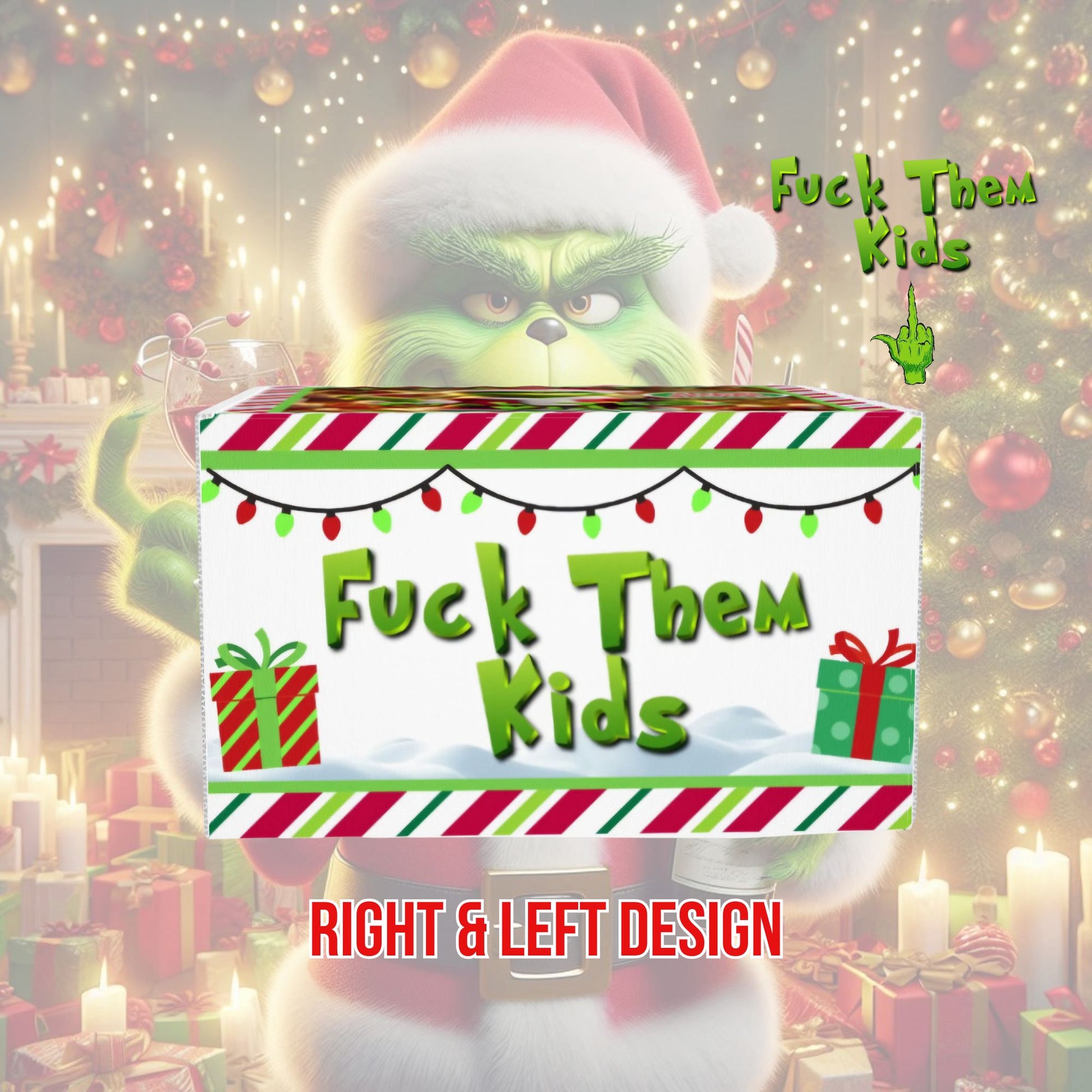 grinch, the grinch, grinchmas box, fuck them kids, funny gift box, christmas ideas, etsy, etsy download, merry grinchmas, grinch box, grinchmas eve, grinchmas eve box