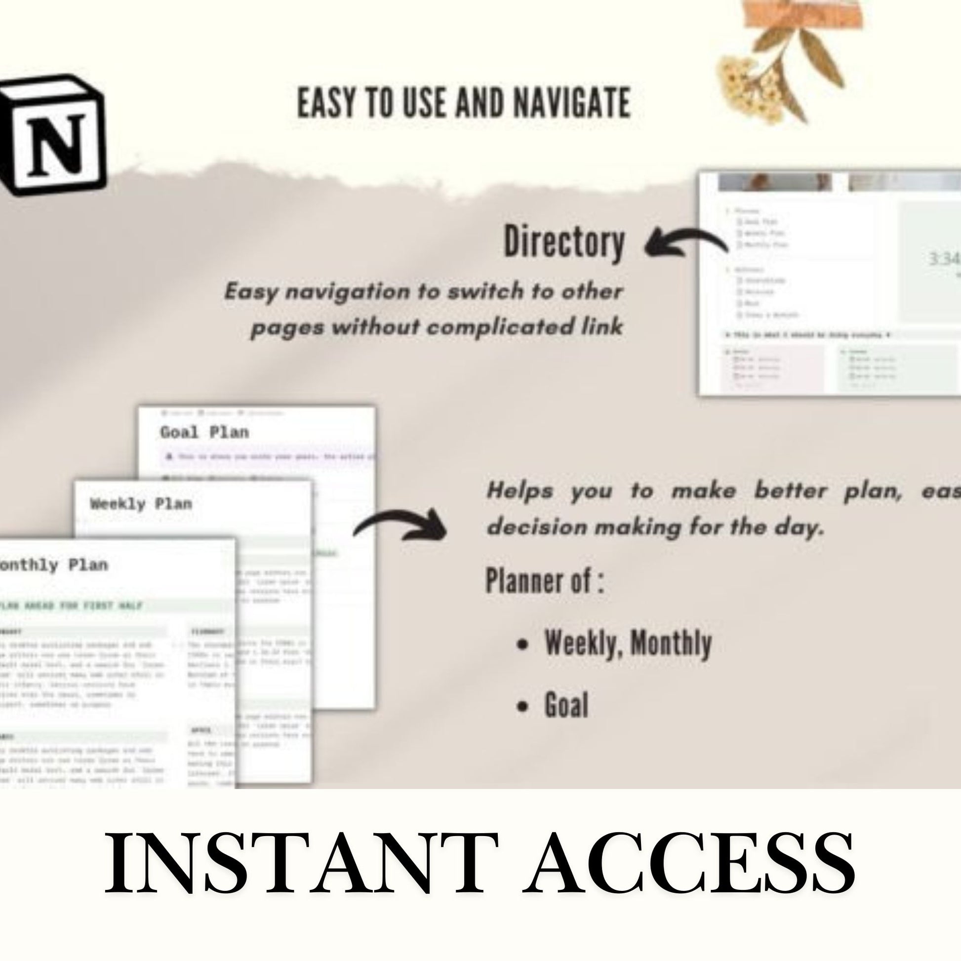 notion planner, notion templates, notion app, notion calendar, notion calendar download, notion download