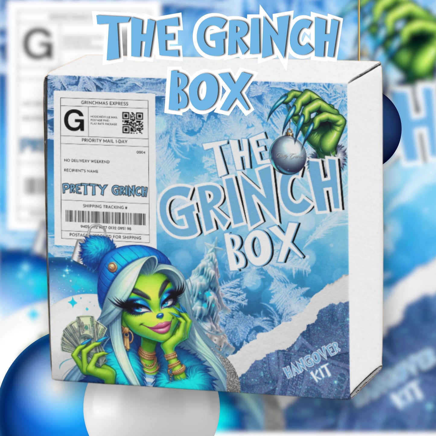 Grinchmas, grinchmas box, grinchmas eve box, Grinchmas party box, Grinchmas eve box template, grinch svg, the grinch 2, etsy, etsy download, grinch box, how the grinch stole Christmas,  Christmas templates