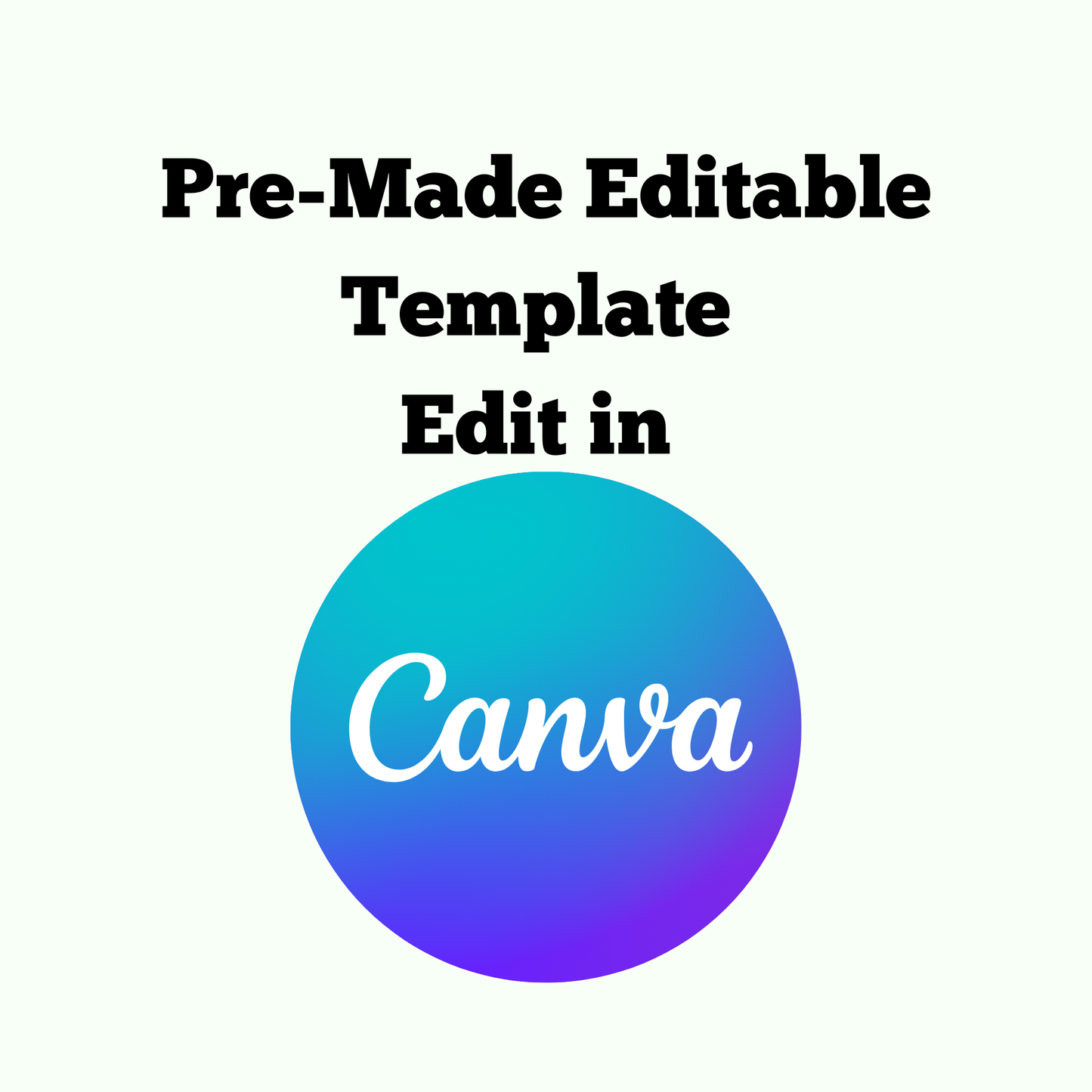 Pre-Made Editable Trailride Fan Template Bundle