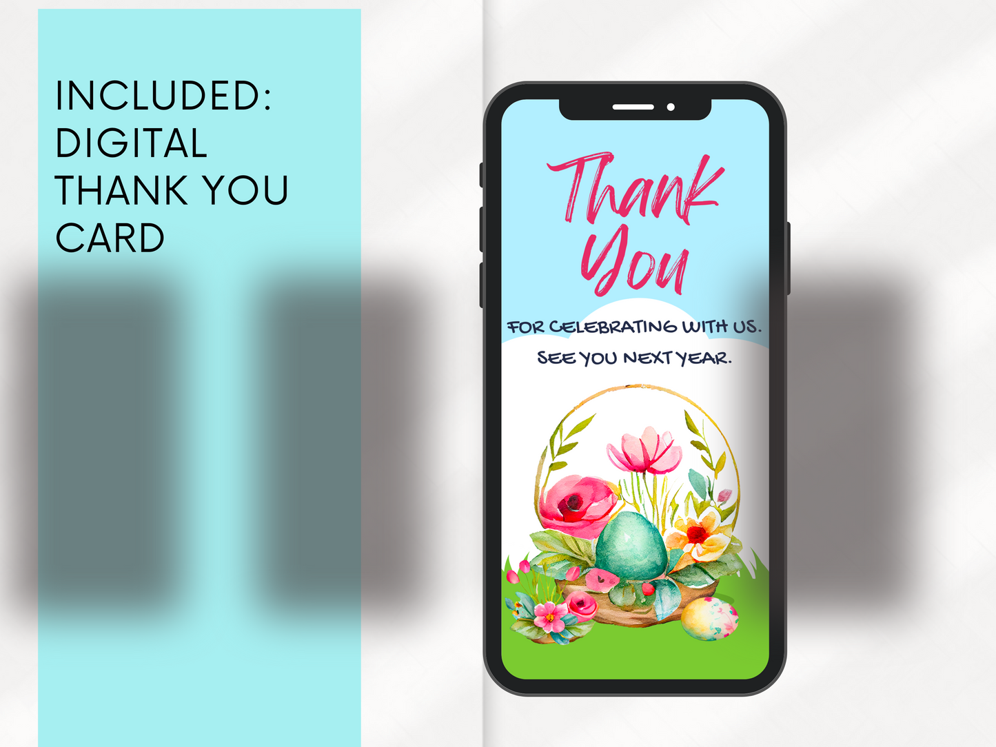 Editable Easter Invitation – Easter Invite – Virtual Invitation – Electronic Invite – Digital Invitation – Invitation for Phone – Text Evite - Think Big Dream Big Publishing