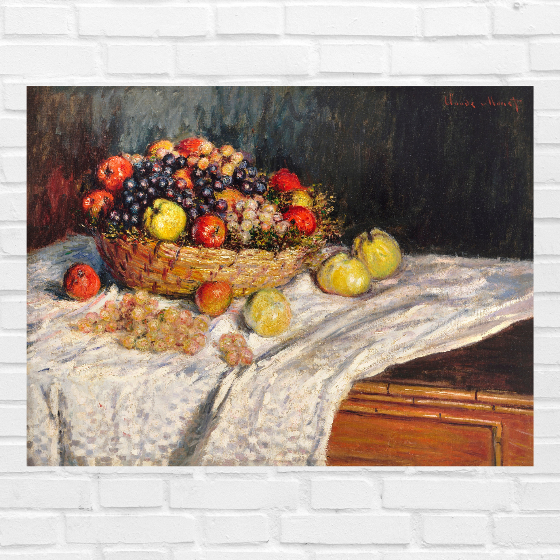 Apples and Grapes (1879–1880) by Claude Monet - Think Big Dream Big Publishing
